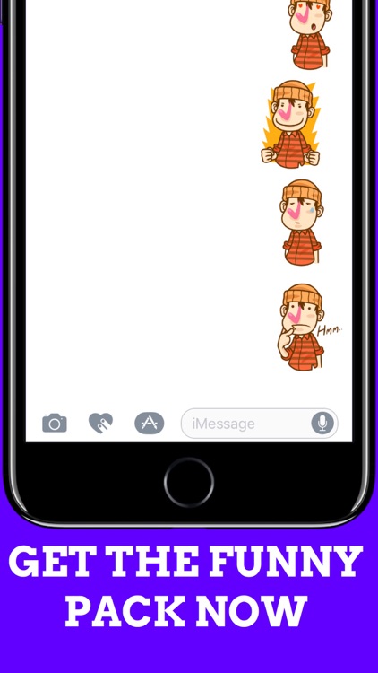 Hipster Bro iMessage Stickers