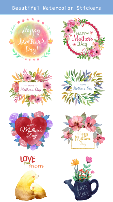 Watercolor Mother's Day Pack screenshot 2