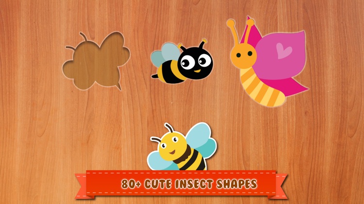 Fun Insect Shape Blocks Puzzle