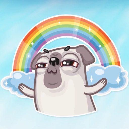 Water Pug! Stickers icon