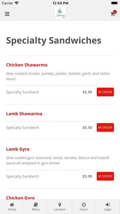 Hummus Cafe Online Ordering screenshot 3