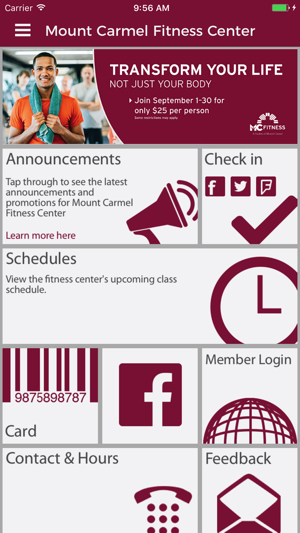 Mount Carmel Fitness(圖1)-速報App