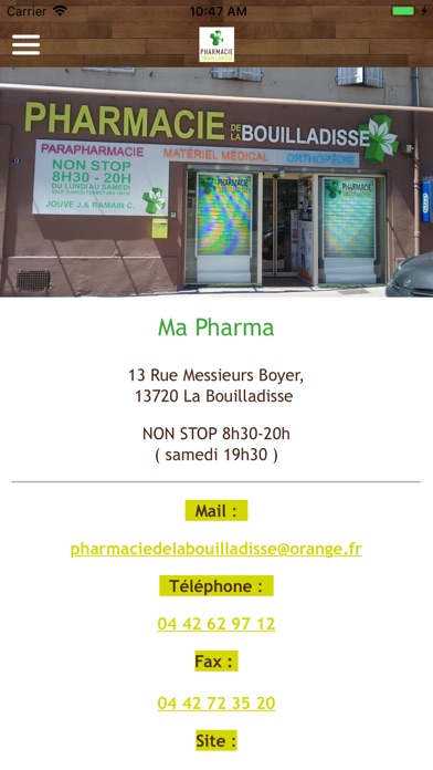 Pharmacie de la Bouilladisse screenshot 2