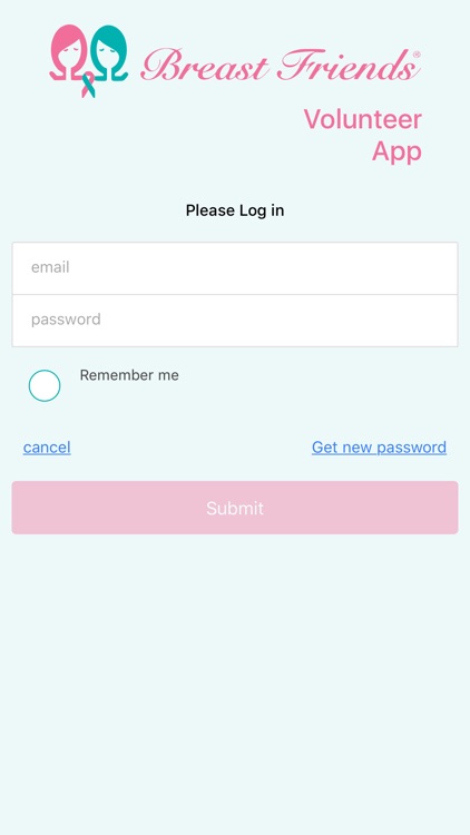 Breast Friends Volunteer App