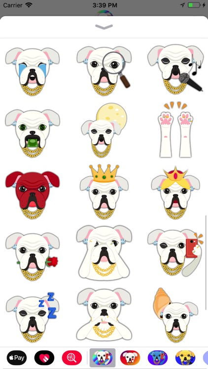 Blinged Out White Bulldog screenshot-3