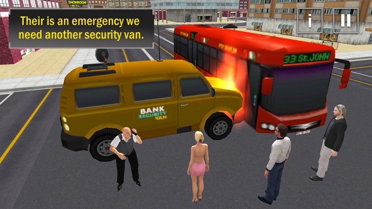 Bank Cash Security Van