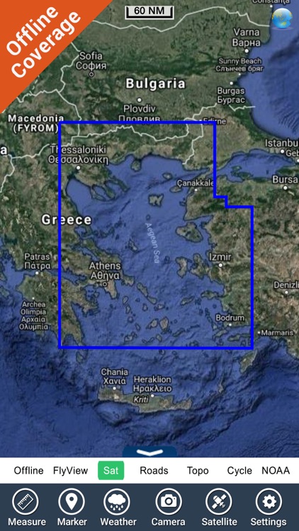 Marine: Aegean Sea (North) - GPS Map Navigator screenshot-4