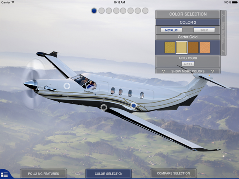 Pilatus PC-12 NG Configurator screenshot 4