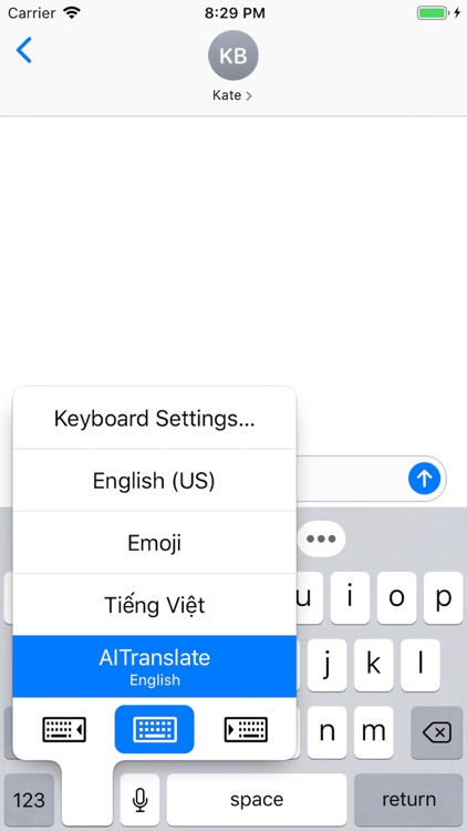 aiTranslate: EN-VI-CN keyboard