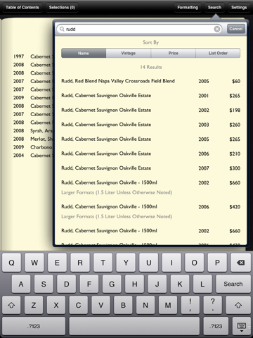 Press Wine List screenshot 3