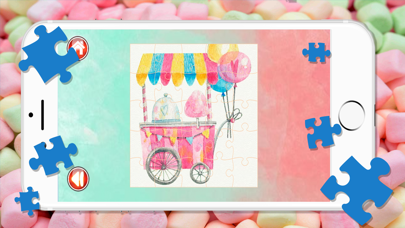 How to cancel & delete Cute Candy Sweet & Jelly Jigsaw Puzzle from iphone & ipad 1