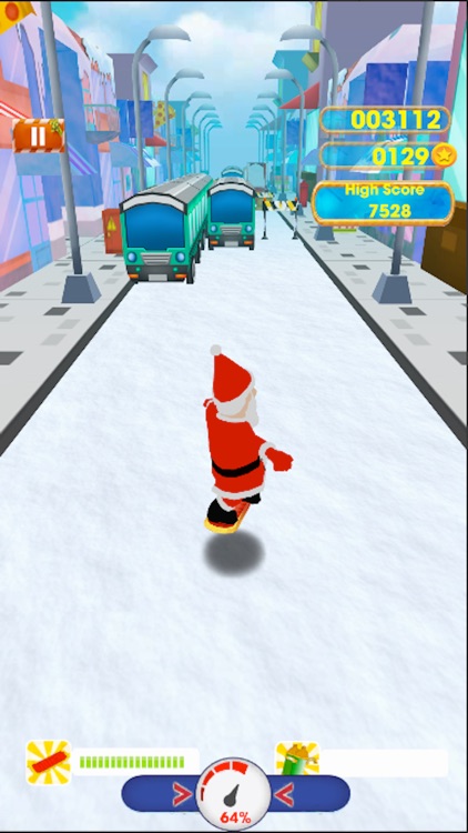 Happy Santa Christmas 3D Run screenshot-6