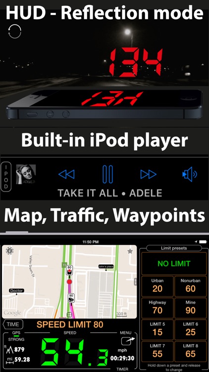 Speedometer 55 Pro. GPS kit. screenshot-3