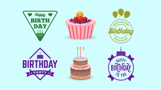 Birthday iMessage Sticker App(圖3)-速報App