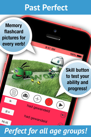 Learn Dutch Verbs  - LearnBots screenshot 3