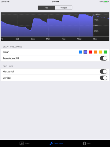 Battery Graph Widget screenshot 4