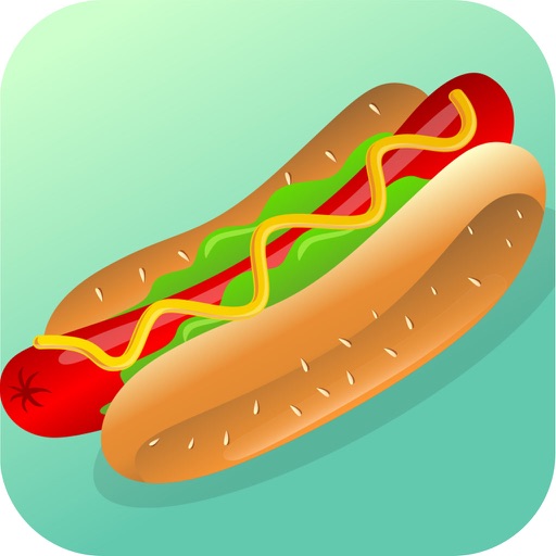 Hotdog Tasty: Fast Food Hut Icon