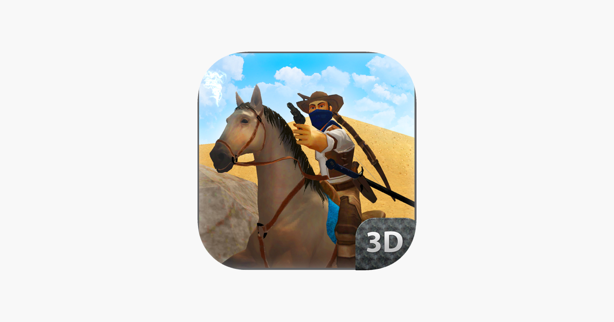 Läntinen cowboy ratsastus simulaattori App Storessa