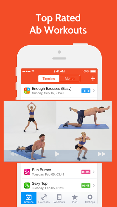 Instant Abs: Workout Trainer iPhone app afbeelding 3
