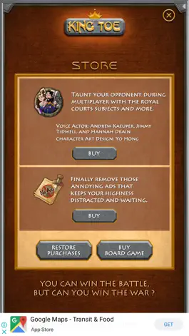 Game screenshot King Toe hack