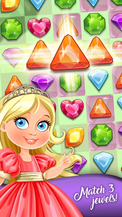 Jewels Princess Crush Mania screenshot 3