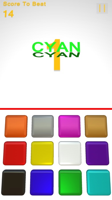 Color Cubes: Stroop Puzzle screenshot 2