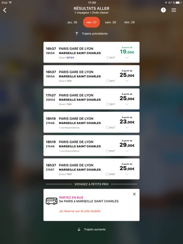 SNCF Connect: Trains & trajets screenshot 2