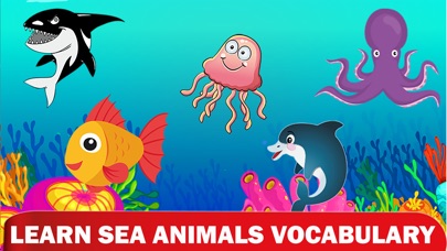 Coloring Sea Animal Vocabulary screenshot 4