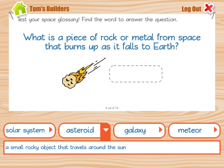 Brain Builders, Vocabulary