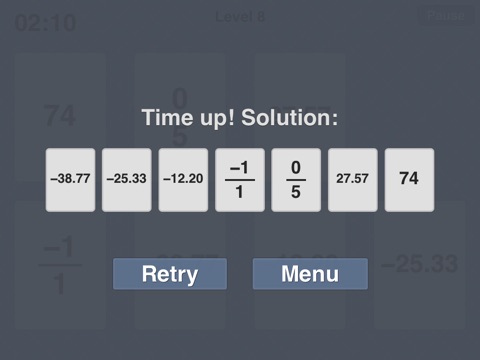 Algebra Card Clutter screenshot 4