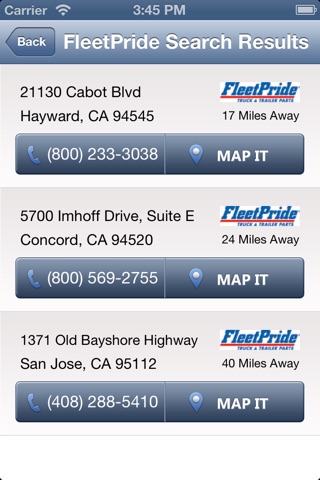 FleetPride & FleetCare Locator screenshot 2