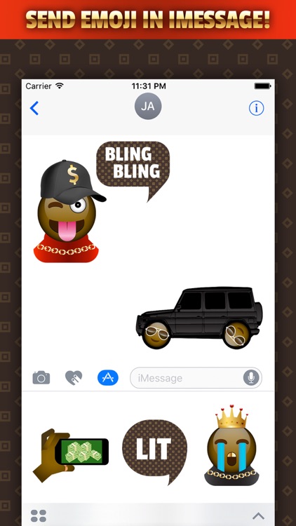 BALLINMOJI - Luxury Life Keyboard & Emoji App