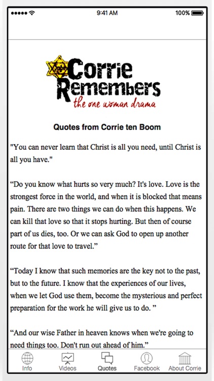 Corrie Remembers