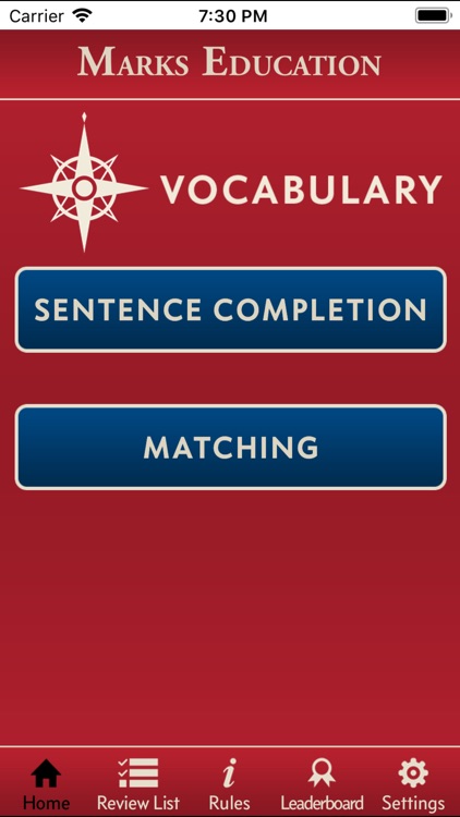 Marks Vocab