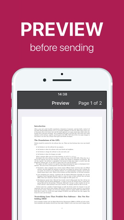 FAX app PRO: send fax from iPhone on the go screenshot-3