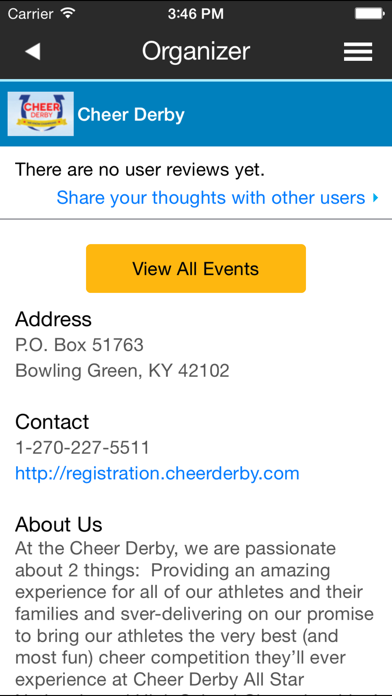 How to cancel & delete Cheer Competition Events from iphone & ipad 4