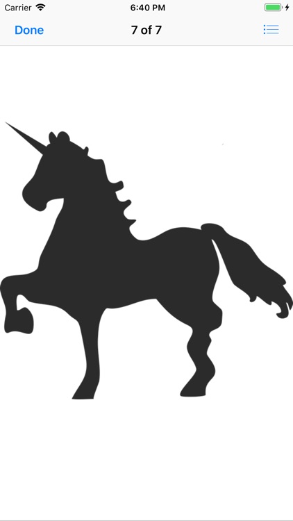 Silhouette Unicorn Stickers screenshot-7