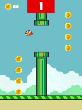 Captura de Pantalla 2 Flappy Reborn - The Bird Game iphone