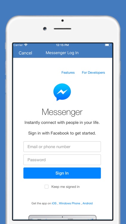 WatchChat for FB Messenger