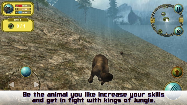 Wild Wolf Simulator 3D Runner screenshot-3