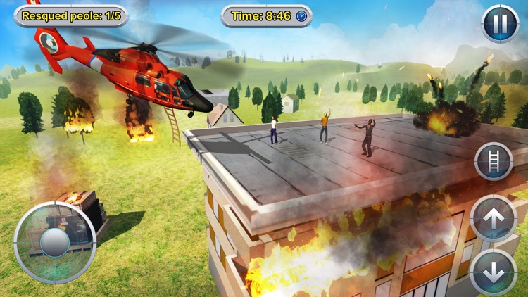 Helicopter Flight Rescue 3D