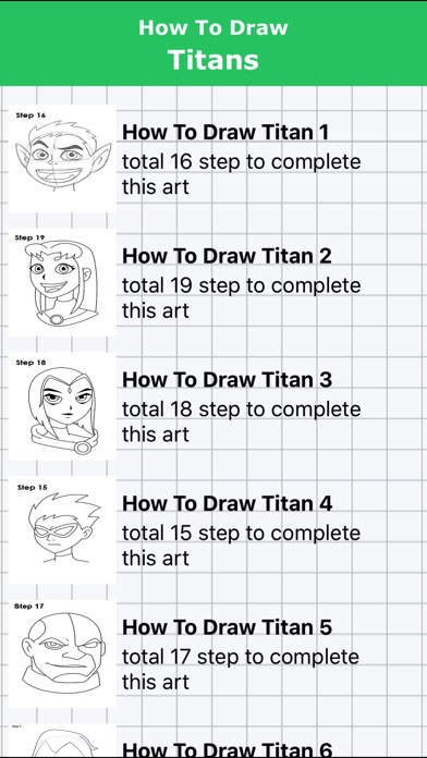 Draw Titans - Step by step screenshot 2