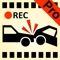 'Blackbox Pro - Speedometer' is an accident camera which records the traffic situation continuously in a loop