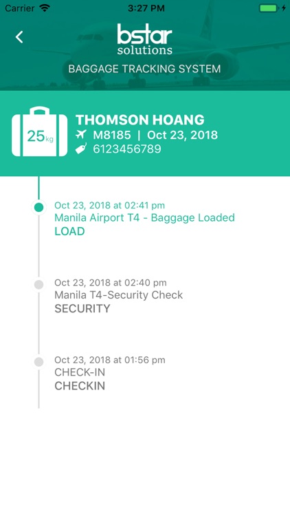 BStar Baggage Tracking System screenshot-4