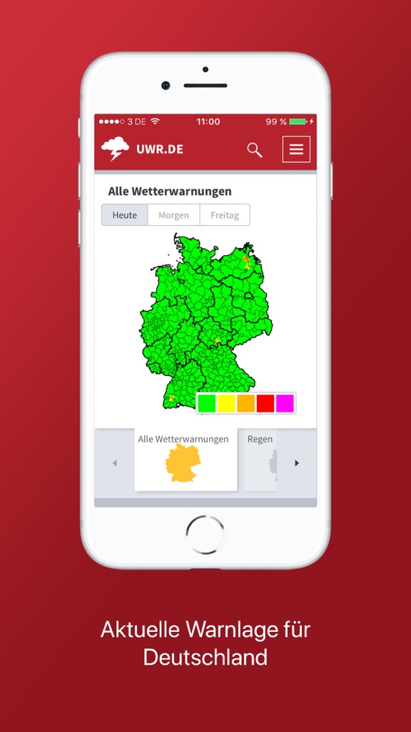 【图】Unwetterradar Deutschland(截图1)