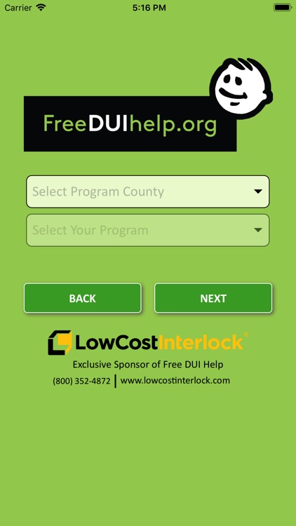 FreeDUIHelp Reschedule App