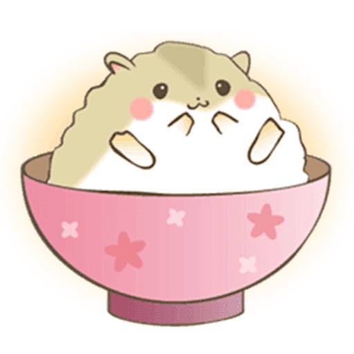 Adorable Fat Hamster Sticker icon