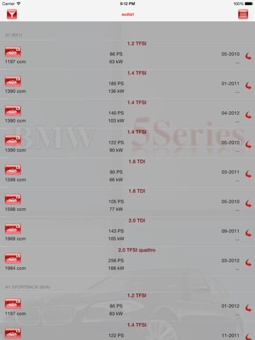 AutoParts  Audi A1 screenshot 3