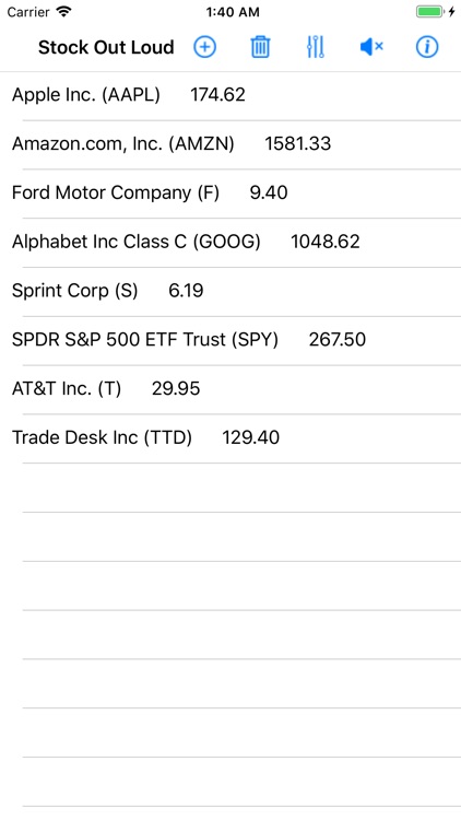 Stock Out Loud
