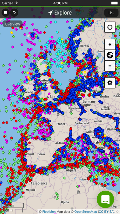 FleetMon Mobile - live ships: AIS vessel tracking and ship finder Screenshot 1